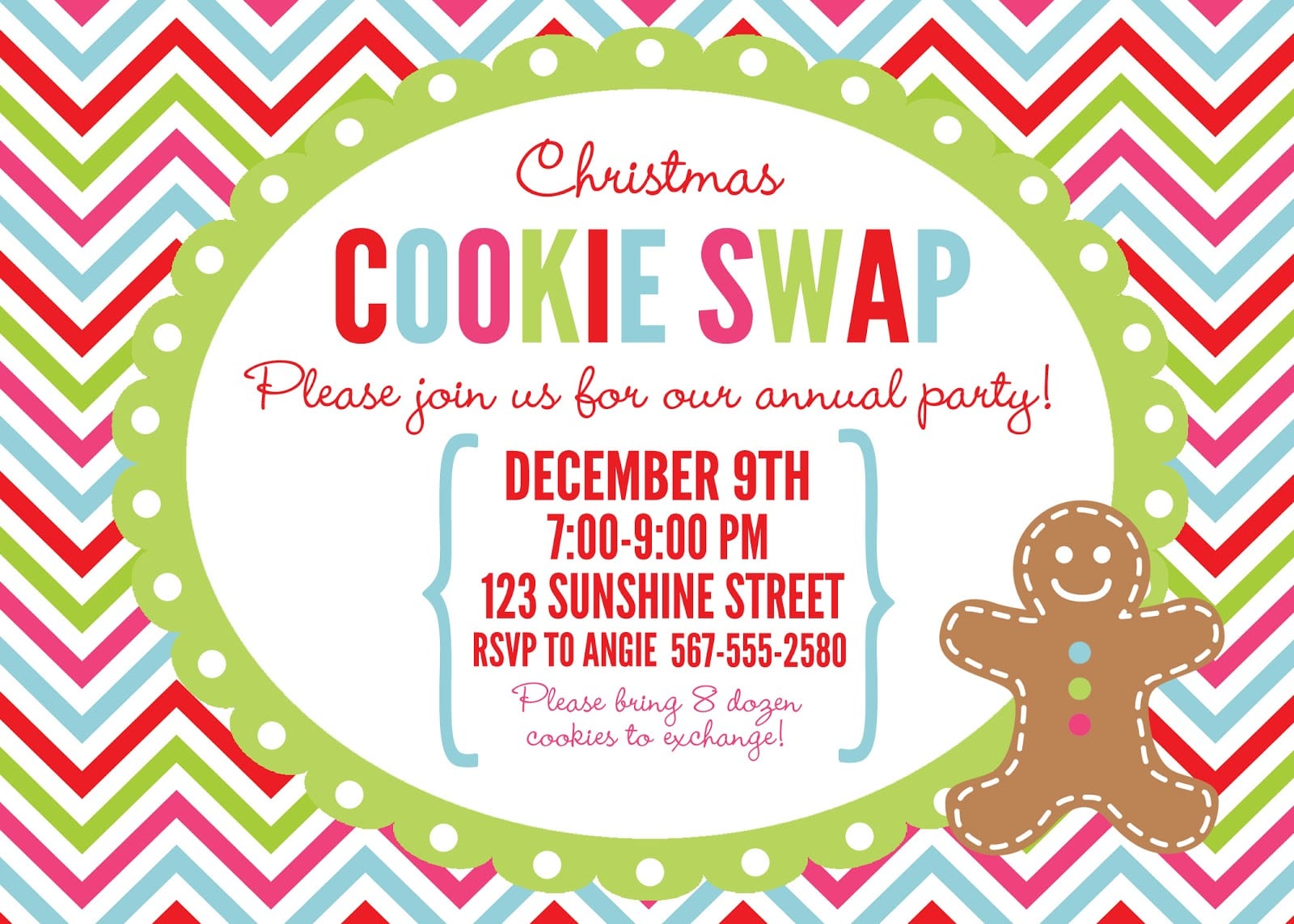 Cookie Party Invitations â Gangcraft Net